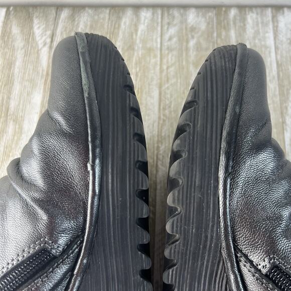 Fly London Womens Yoxy Zipper Wedge Ankle Boots EU 38 US 7.5 Graphite Leather - Picture 11 of 13